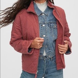 Gap 100% Recycled Quilted Jacket XS petite